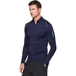image:imageRBX Active Mens Performance Lightweight Super Soft Long Sleeve 14 Zip Shirt