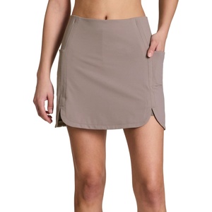 image:imageRBX Active Skort for Women Quick Drying Buttery Soft Golf Skirt with Inner Liner Shorts for Hiking Tennis Pickleball SkorDriftwood
