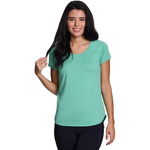 image:imageRBX Active Womens Athletic Quick Dry Space Dye Short Sleeve Yoga TShirtSpace Dye Seafoam