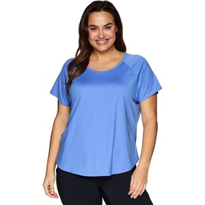 image:imageRBX Active Womens Fashion Plus Size Relaxed Fit Breathable Running Workout Short Sleeve Yoga TShirt Top