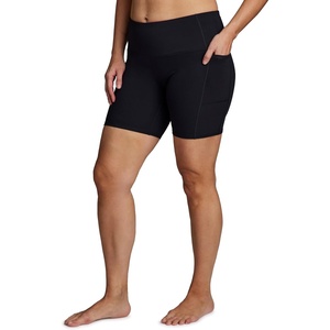 image:imageRBX Active Womens Plus Size Fashion Bike Shorts Athletic High Waisted Workout Yoga Biker Short with PocketsBlack