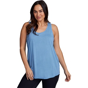 image:imageRBX Active Womens Plus Size Sleeveless Relaxed Fashion Workout Yoga Tank TopLight Blue Heather