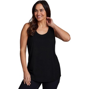image:imageRBX Active Womens Plus Size Sleeveless Relaxed Fashion Workout Yoga Tank TopS21 Black