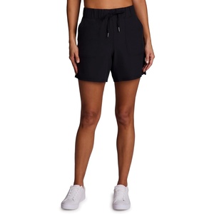 image:imageRBX Active Womens Walking Shorts Stretch Woven Quick Drying Workout Hiking Short with Pockets with Plus Sizes6inch Black