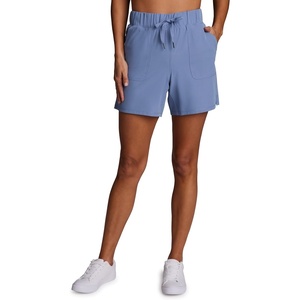 image:imageRBX Active Womens Walking Shorts Stretch Woven Quick Drying Workout Hiking Short with Pockets with Plus Sizes6inch Misty Blue