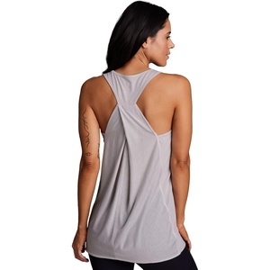 image:imageRBX Active Workout Tank Top for Women Racerback Flowy Yoga Top Fashion DetailLight Grey Glacier