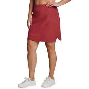 image:imageRBX Plus Size Longer Length Skort for Women Quick Drying Woven Pickleball Golf Skort with Pockets for Tennis Hiking RunningGarnet