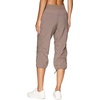 image:imageRBX Active Capri Pants for Women Joggers Stretch Lightweight Womens Casual Pant Capri with DrawstringTaupe Beige