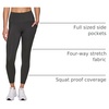 image:imageRBX Active High Waisted Squat Proof Ankle Length Leggings for Women 78 Yoga Leggings with Pockets78 Slate Grey
