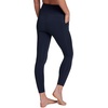 image:imageRBX Active High Waisted Squat Proof Ankle Length Leggings for Women 78 Yoga Leggings with PocketsDeep Navy Blue