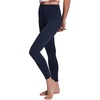 image:imageRBX Active High Waisted Squat Proof Ankle Length Leggings for Women 78 Yoga Leggings with PocketsDeep Navy Blue
