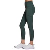 image:imageRBX Active High Waisted Squat Proof Ankle Length Leggings for Women 78 Yoga Leggings with PocketsGreen Smoke