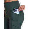 image:imageRBX Active High Waisted Squat Proof Ankle Length Leggings for Women 78 Yoga Leggings with PocketsGreen Smoke