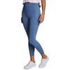 image:imageRBX Active High Waisted Squat Proof Ankle Length Leggings for Women 78 Yoga Leggings with PocketsMoonlight Blue