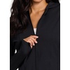 image:imageRBX Active Womens Athletic Breathable Lightweight Zip Up Running Jacket with PocketsJet Black