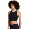 image:imageRBX Active Womens Athletic Fashion High Coverage Low Impact Workout Sports BraJet Black