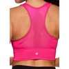 image:imageRBX Active Womens Athletic Fashion Racerback Seamless Low Impact Workout Sports BraBack Mesh Hot Pink