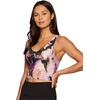 image:imageRBX Active Womens Bra Top Athletic Yoga Crop Tank Top with Built in Shelf BraMisty Cloud Multi