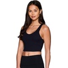 image:imageRBX Active Womens Bra Top Athletic Yoga Crop Tank Top with Built in Shelf BraSolid Black