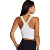 image:imageRBX Active Womens Bra Top Athletic Yoga Crop Tank Top with Built in Shelf BraSolid White