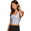 image:imageRBX Active Womens Bra Top Athletic Yoga Crop Tank Top with Built in Shelf BraSparkling Ocean Lavender