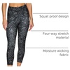 image:imageRBX Active Womens Capris Leggings Yoga Athletic Workout Cropped LeggingsBlack Scratch Off