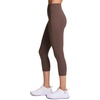 image:imageRBX Active Womens Capris Leggings Yoga Athletic Workout Cropped LeggingsCorset Chocolate