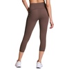 image:imageRBX Active Womens Capris Leggings Yoga Athletic Workout Cropped LeggingsCorset Chocolate