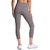image:imageRBX Active Womens Capris Leggings Yoga Athletic Workout Cropped LeggingsCorset Graphite Grey