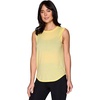image:imageRBX Active Womens Fashion Basics Regular Length Super Soft Flowy Yoga Tank TopShoulder Tuck Yellow