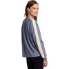 image:imageRBX Active Womens Fashion RegularCropped Length Lightweight French Terry Pullover SweatshirtBlue FlintCrochet
