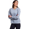 image:imageRBX Active Womens Fashion RegularCropped Length Lightweight French Terry Pullover SweatshirtBlue Mineral Wash