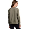 image:imageRBX Active Womens Fashion RegularCropped Length Lightweight French Terry Pullover SweatshirtMulled BasilCrochet