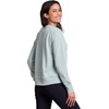 image:imageRBX Active Womens Fashion RegularCropped Length Lightweight French Terry Pullover SweatshirtSea Glass Mineral Wash