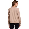 image:imageRBX Active Womens Fashion RegularCropped Length Lightweight French Terry Pullover SweatshirtVanilla BeanCrochet