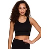 image:imageRBX Active Womens Fashion Strappy Seamless Low Impact Workout Sports BraCutout Black
