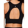 image:imageRBX Active Womens Fashion Strappy Seamless Low Impact Workout Sports BraCutout Black