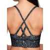 image:imageRBX Active Womens Fashion Strappy Seamless Low Impact Workout Sports BraSpace Speckle