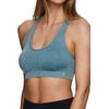 image:imageRBX Active Womens Fashion Strappy Seamless Low Impact Workout Sports BraStonewash Light Blue
