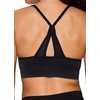 image:imageRBX Active Womens Fashion Strappy Seamless Low Impact Workout Sports BraTextured Washed Black