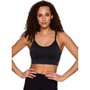 image:imageRBX Active Womens Fashion Strappy Seamless Low Impact Workout Sports BraTextured Washed Black