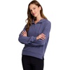 image:imageRBX Active Womens Fashion Yoga Lightweight Long Sleeve Pullover Hoodie TopRibbed Crown Blue
