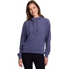 image:imageRBX Active Womens Fashion Yoga Lightweight Long Sleeve Pullover Hoodie TopRibbed Crown Blue