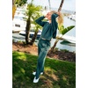 image:imageRBX Active Womens Fashion Yoga Lightweight Long Sleeve Pullover Hoodie TopRibbed Dark Spruce