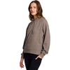 image:imageRBX Active Womens Fashion Yoga Lightweight Long Sleeve Pullover Hoodie TopRibbed Driftwood