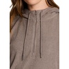 image:imageRBX Active Womens Fashion Yoga Lightweight Long Sleeve Pullover Hoodie TopRibbed Driftwood