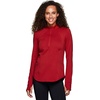 image:imageRBX Active Womens Lightweight Mock Neck Fleece Lined Zip Up Pullover Athletic Running Shirt