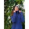 image:imageRBX Active Womens Lightweight Soft Plush Fleece Cowl Neck Pullover SweatshirtSand Texture