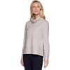 image:imageRBX Active Womens Lightweight Soft Plush Fleece Cowl Neck Pullover SweatshirtSand Texture