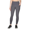 image:imageRBX Active Womens Super Soft Peached Space Dye Full Length Workout Running Yoga LeggingHeathered GreyBlack